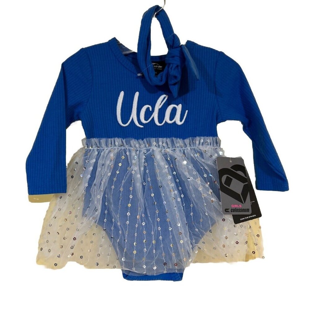 NWT UCLA Bruins Colosseum Infant Reflection Dress Size (6-12)